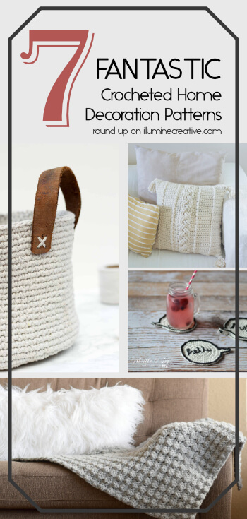 7 fanatastic crocheted home decoration patterns